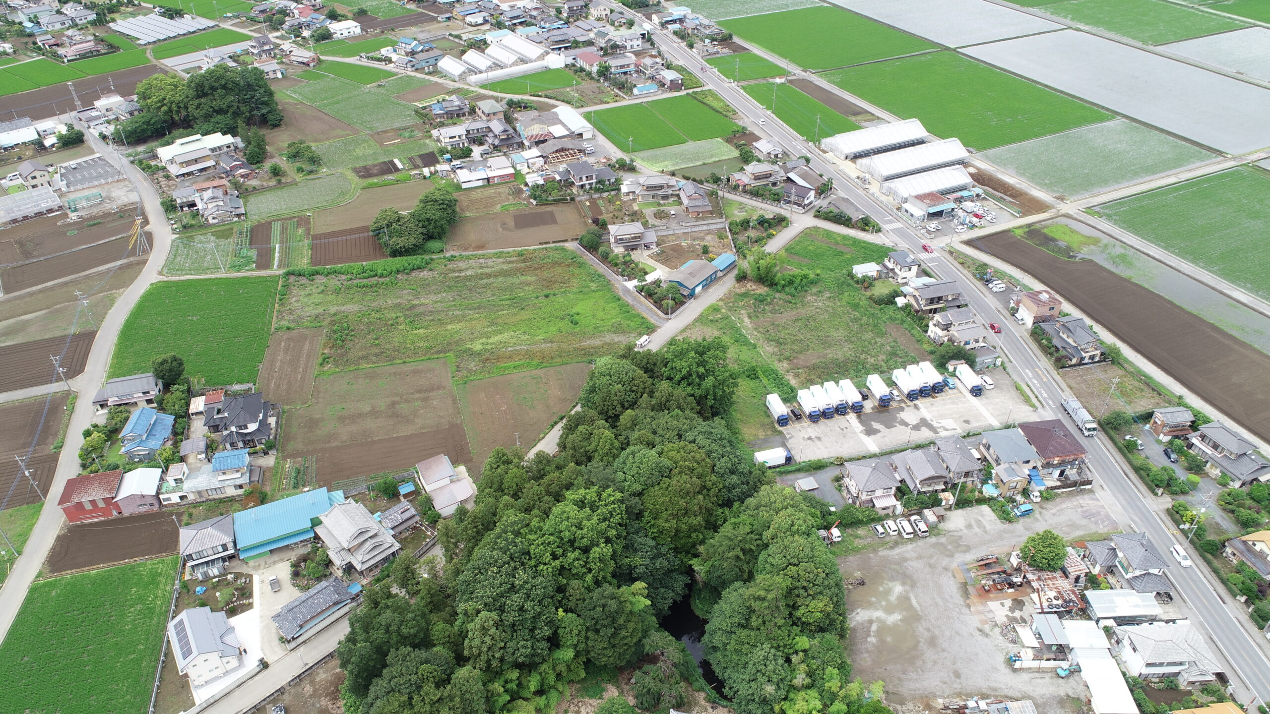 造成・設置前:埼玉・行田市野